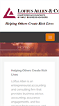 Mobile Screenshot of loftusallen.com